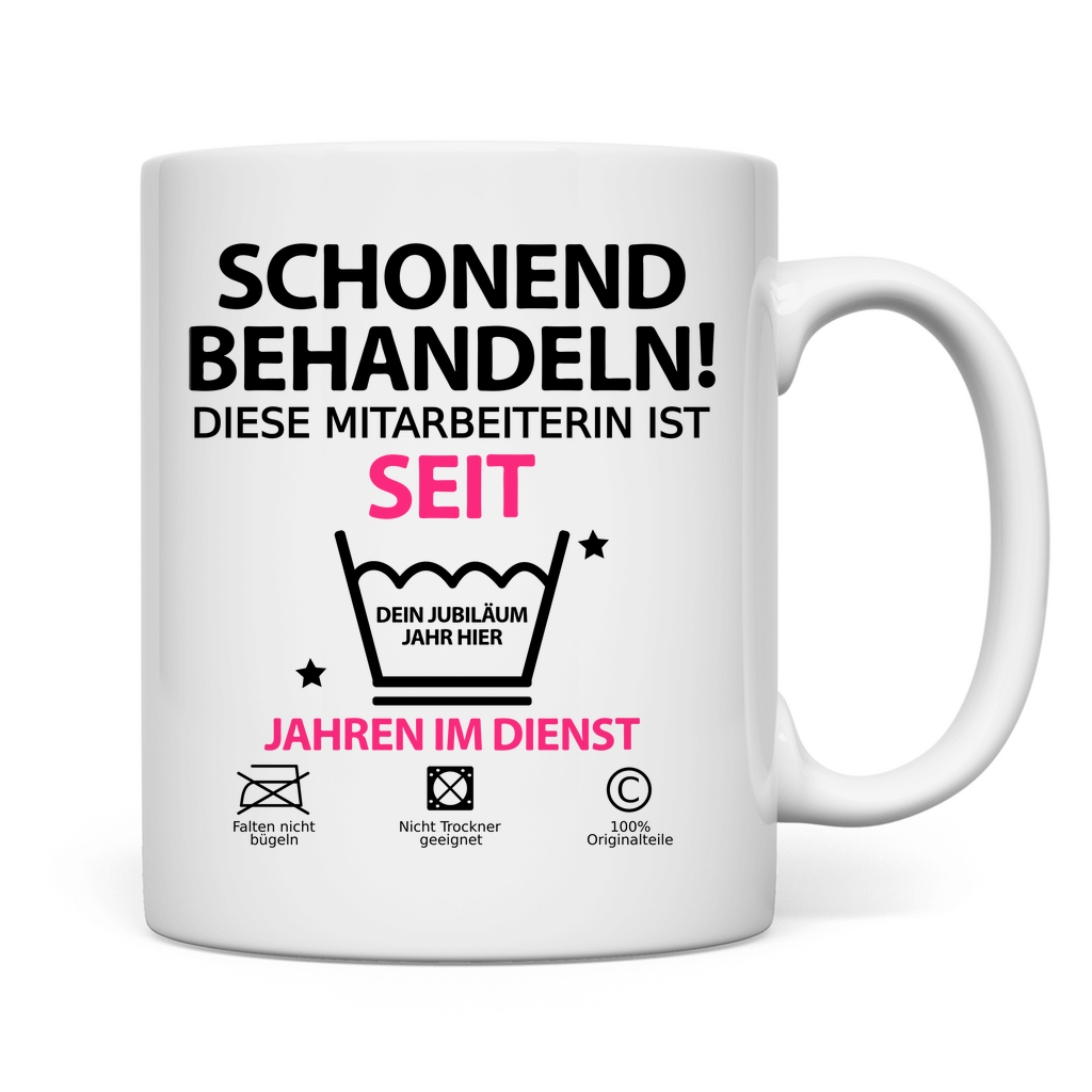 10 25 30 Jahre Firmenzugehörigkeit | Mitarbeiter Tasse