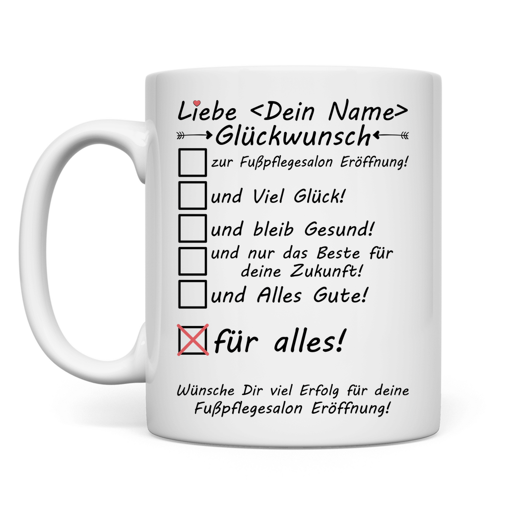 Fußpflege Geschäftseröffnung | Gratulation Geschenk
