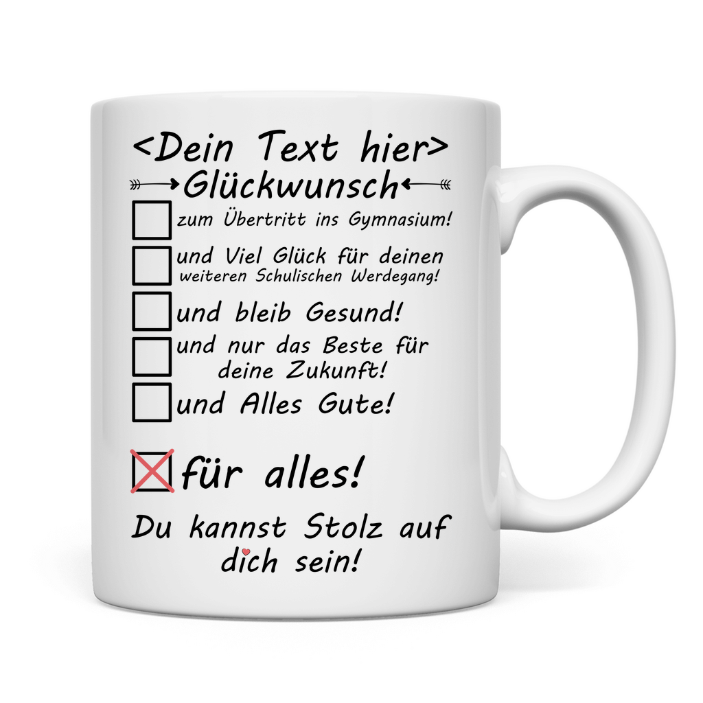 Zum Übertritt ins Gymnasium Glückwünsche | Geschenk