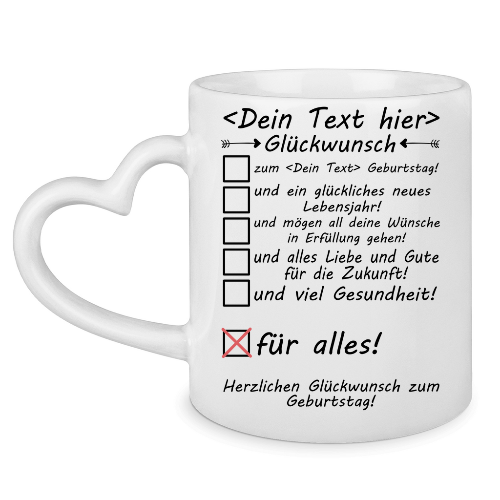 herzlichen glückwunsch zum 30 Geburtstag | Schwägerin alles gute wünsche Herz Tasse