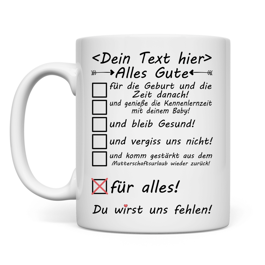 Glückwünsche zum Mutterschaftsurlaub | Geschenk