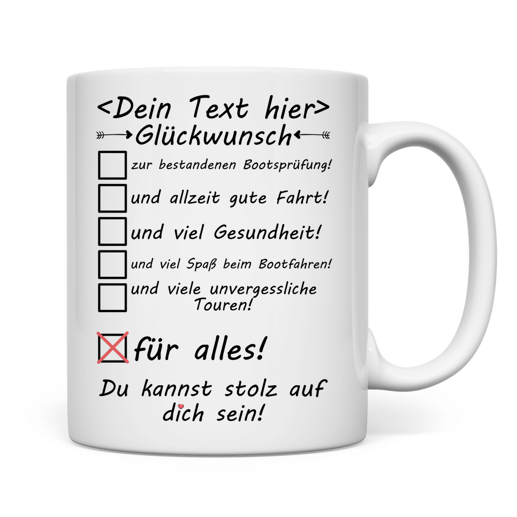 Glückwünsche zur bestandenen Bootsprüfung | Geschenk