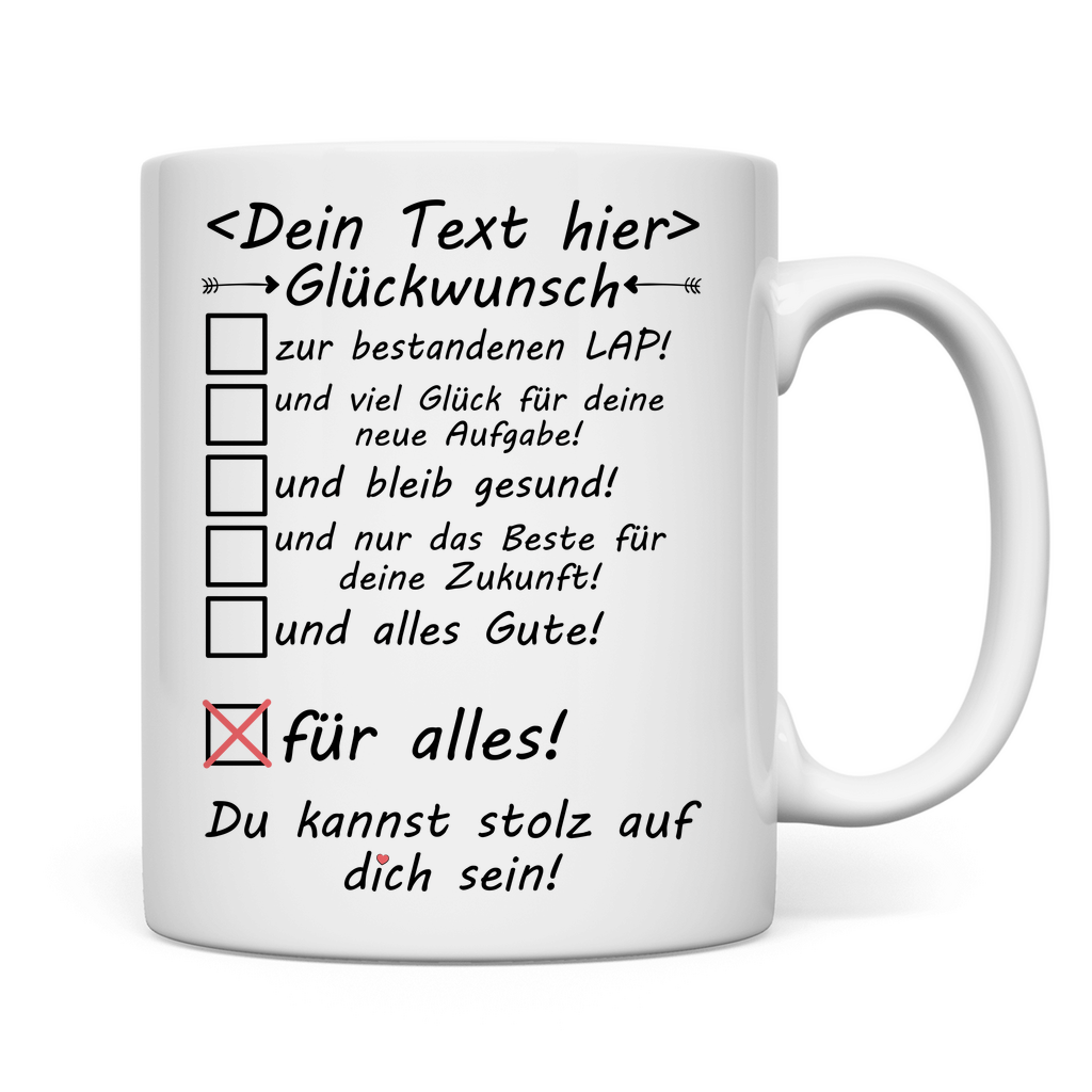 Glückwünsche zur bestandenen LAP | Geschenk