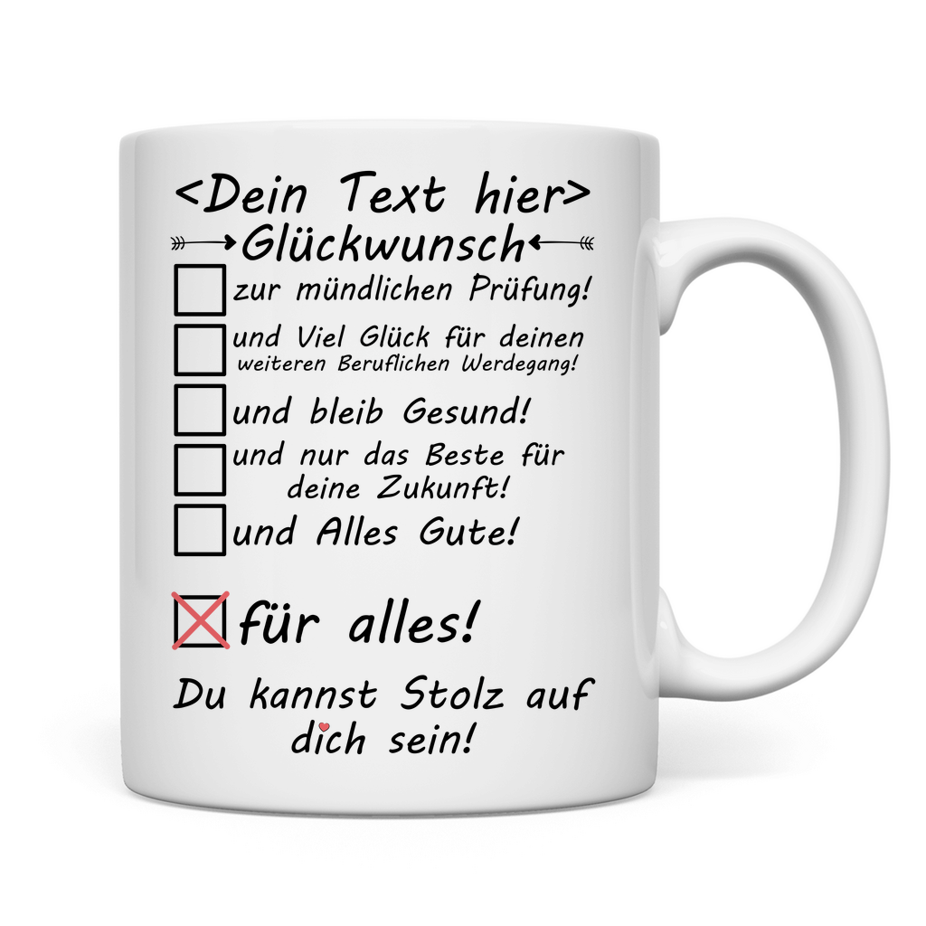 Glückwünsche zur mündlichen Prüfung | Geschenk