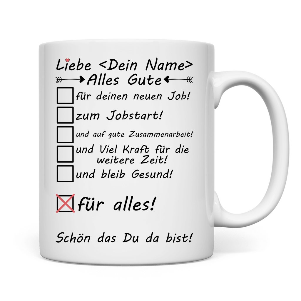 Glückwünsche zum Jobstart | Geschenk