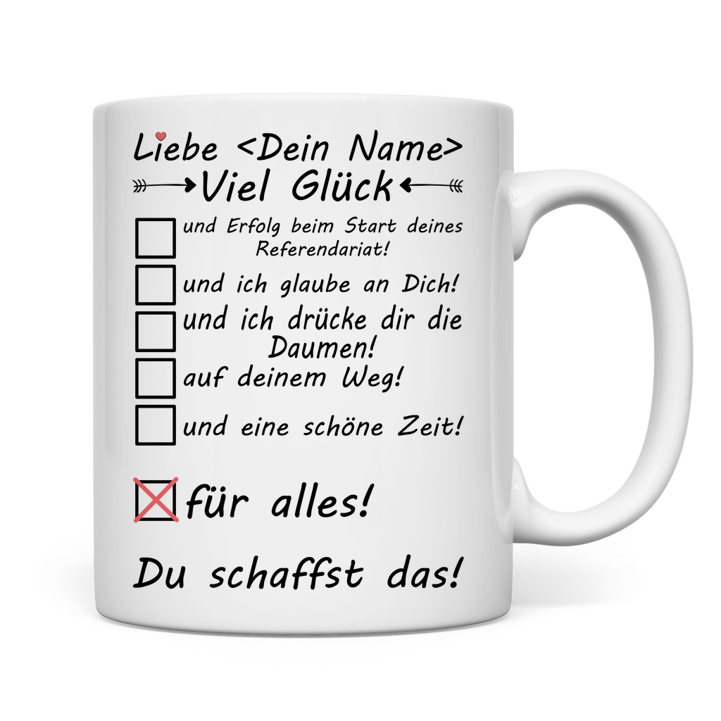 Glückwünsche zum Start Referendariat Geschenk