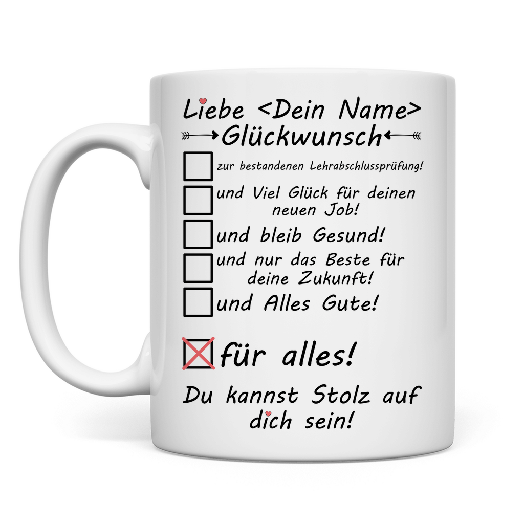 Glückwunsch zur bestandenen Lehrabschlussprüfung | Geschenk