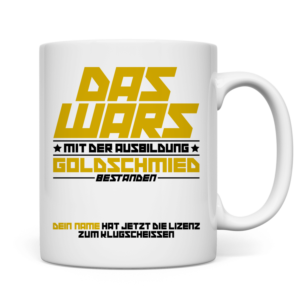 Goldschmied Ausbildung bestanden | Geschenk
