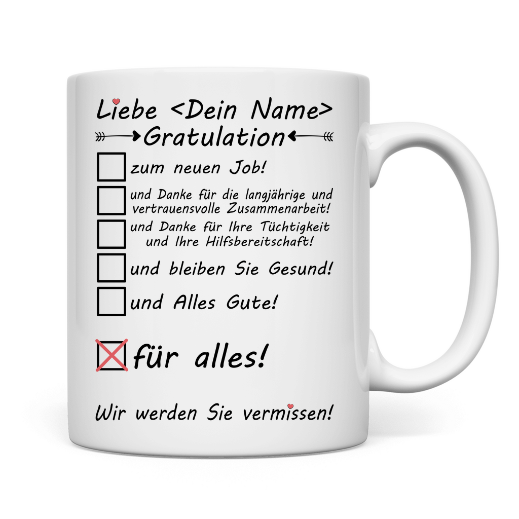 Gratulation zum neuen Job | Geschenk