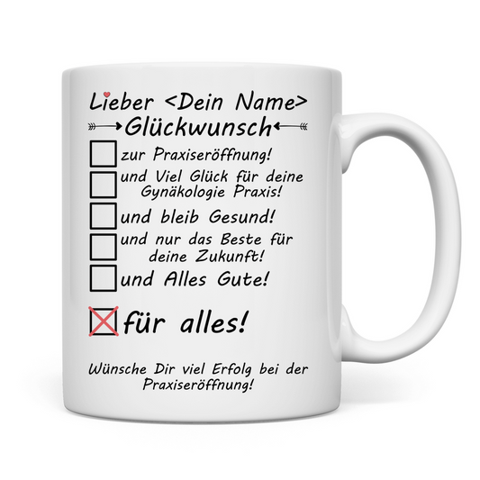 Gynäkologie Praxiseröffnung | Frauenarzt Geschenk