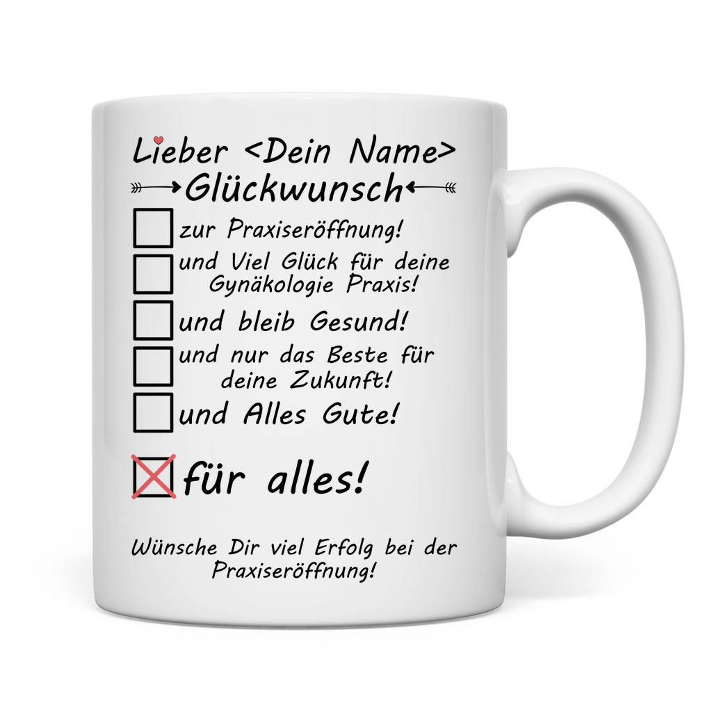 Gynäkologie Praxiseröffnung | Frauenarzt Geschenk