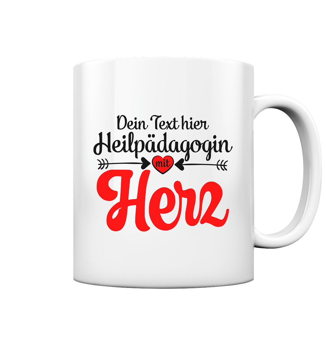 Abschiedsgeschenk Danke Heilpädagogin Geschenk mit Herz Personalisiert Tasse Behandlung Frühförderung