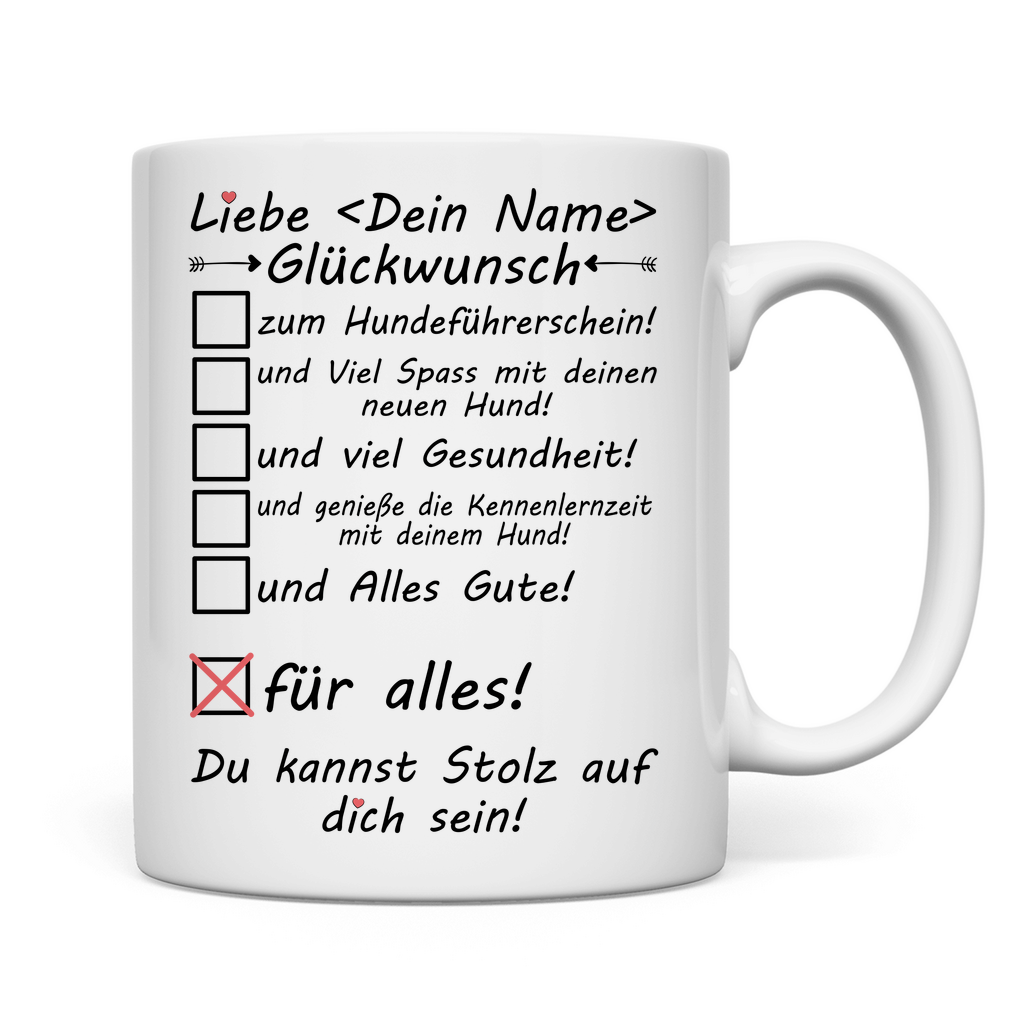 Hundeführerschein bestanden | Tasse | Geschenk