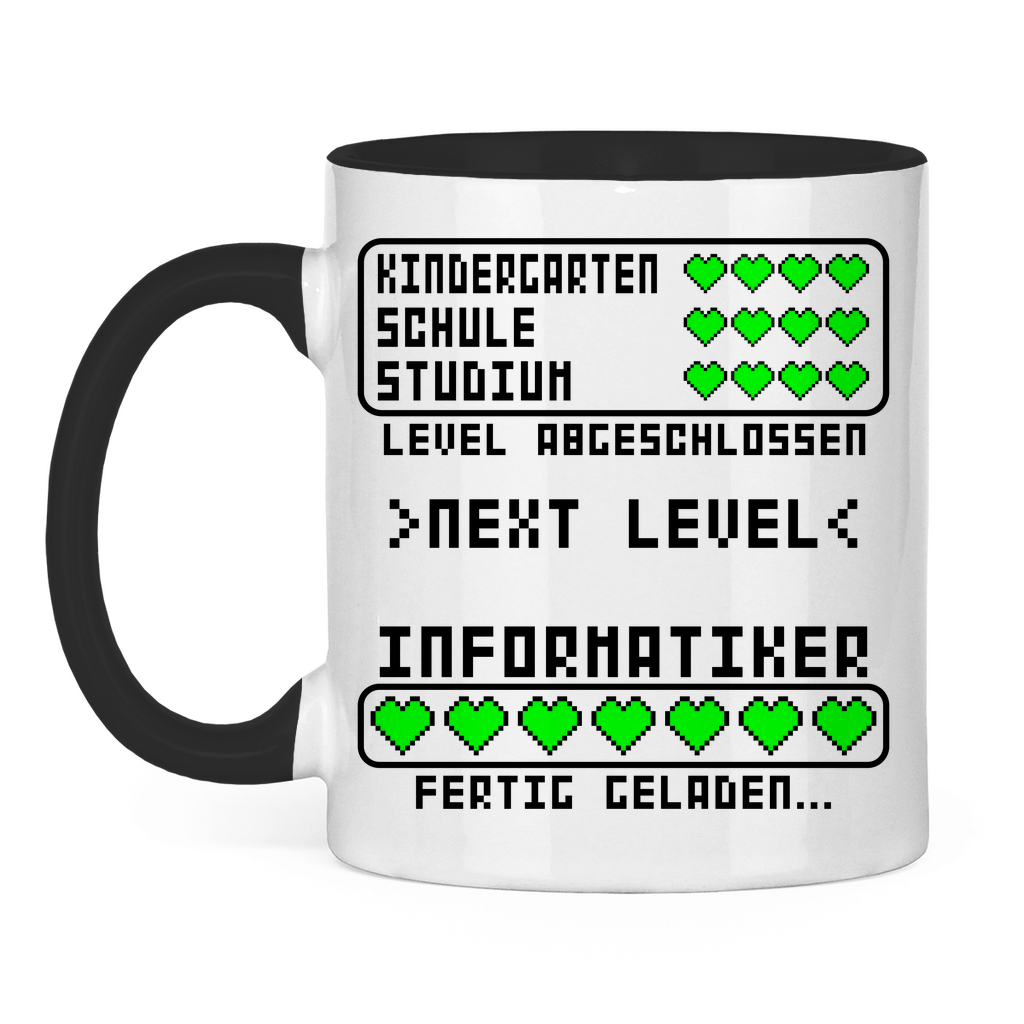 Bestandenen Informatiker Prüfung  Ausbildung | Tasse Geschenk Level abgeschlossen