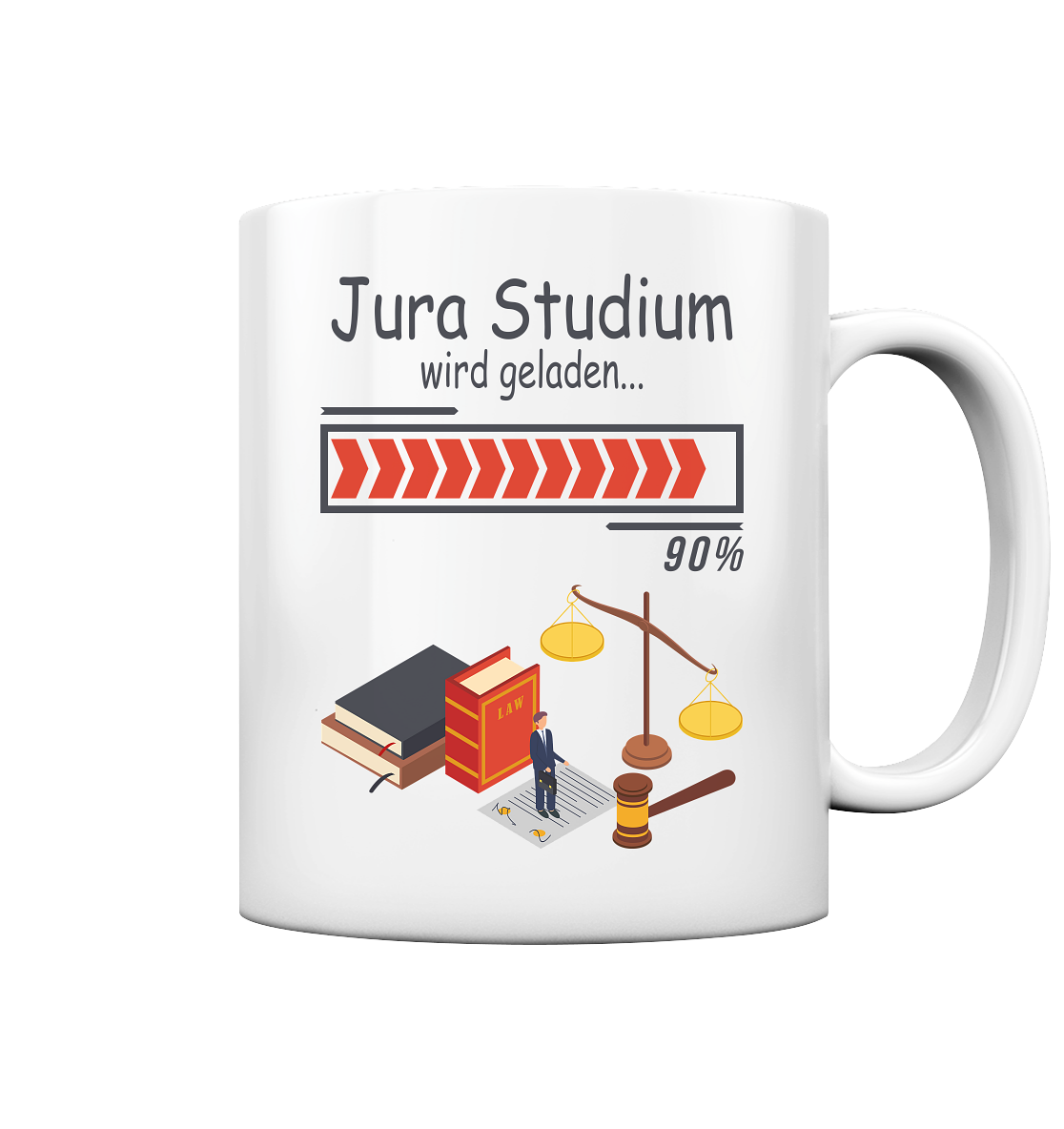Jura Studium Anfang studienbeginn Tasse Geschenk für angehenden Jurastudent