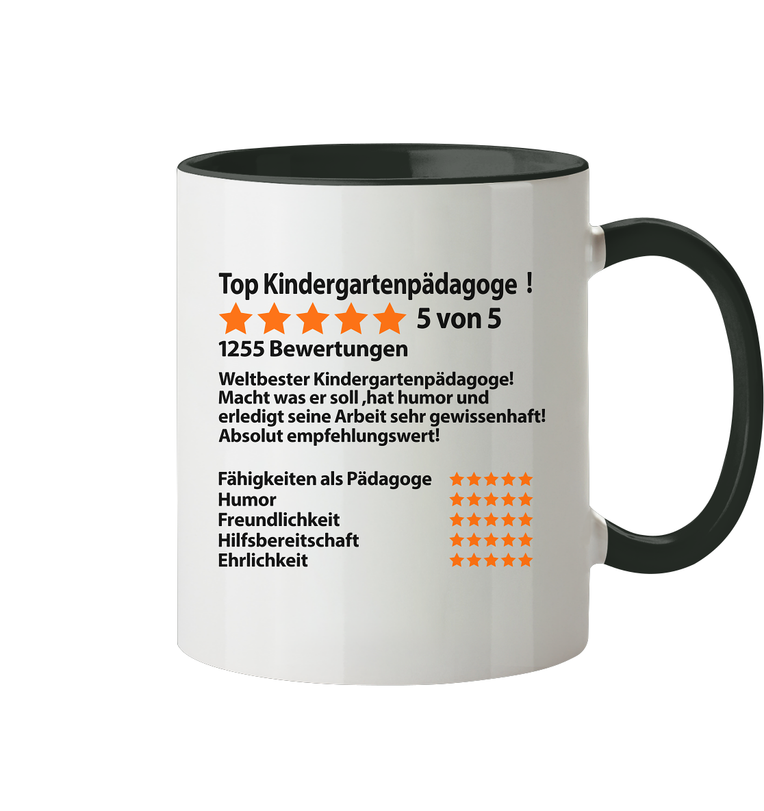 Geschenk für Kindergartenpädagogen - Witzige Sprüche Tasse