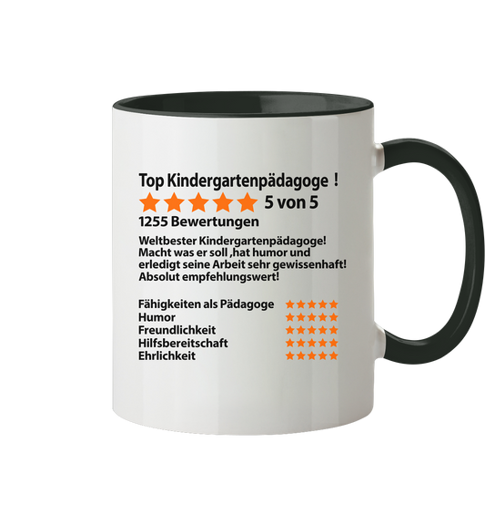 Geschenk für Kindergartenpädagogen - Witzige Sprüche Tasse