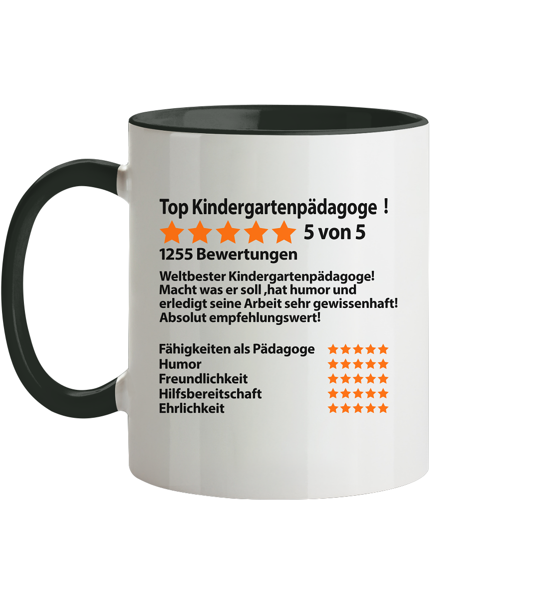 Geschenk für Kindergartenpädagogen - Witzige Sprüche Tasse