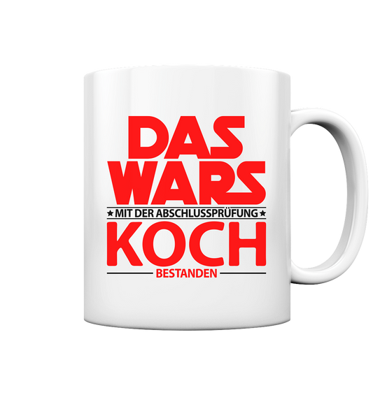Geschenk zur bestandenen Gesellenprüfung Prüfung Koch Tasse Kochprüfung Ausbildung Abschlussprüfung bestanden