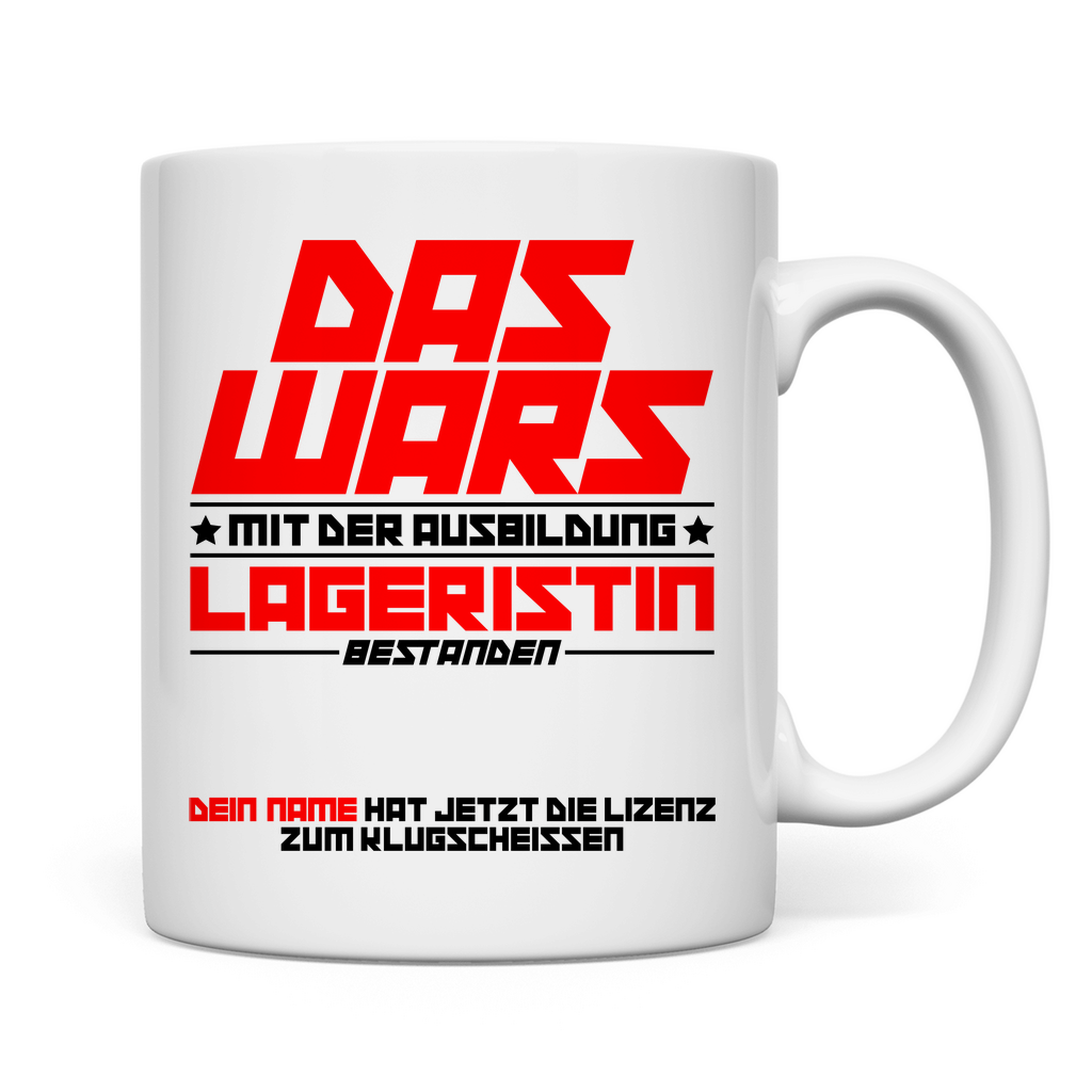 Lageristin Ausbildung Bestanden | Geschenk
