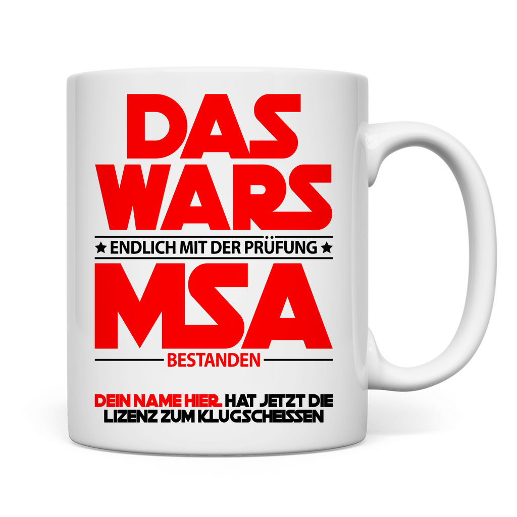 MSA Abschluss bestanden | Geschenk