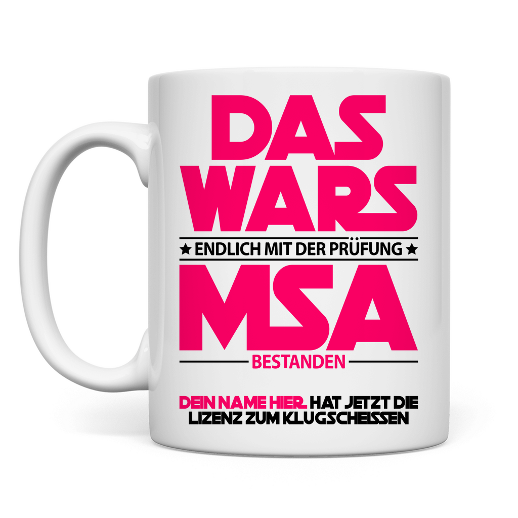 MSA Abschluss bestanden | Geschenk