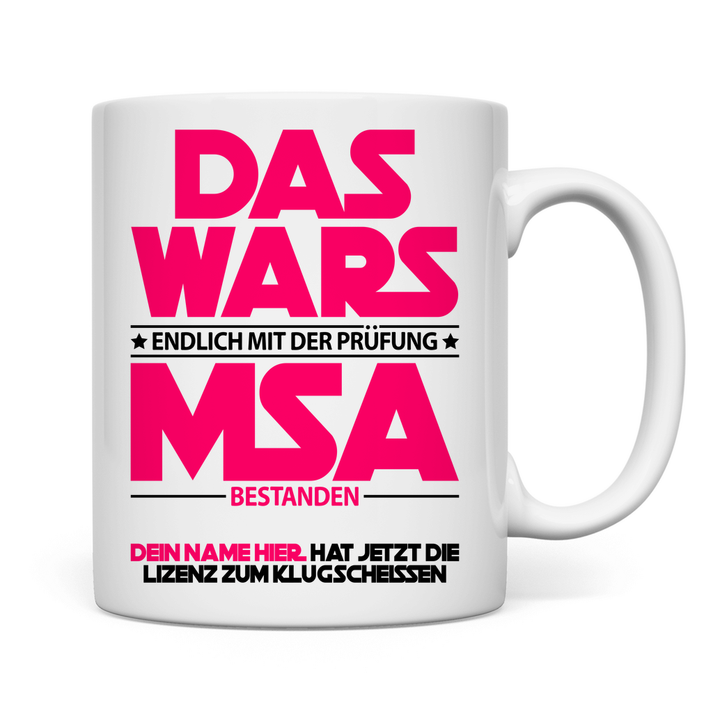 MSA Abschluss bestanden | Geschenk