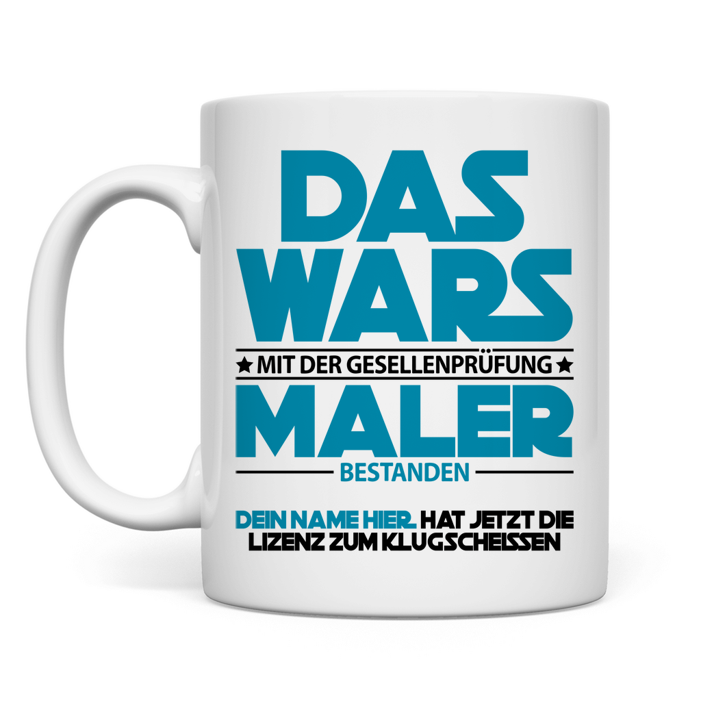 Maler Gesellenprüfung bestanden | Geschenk