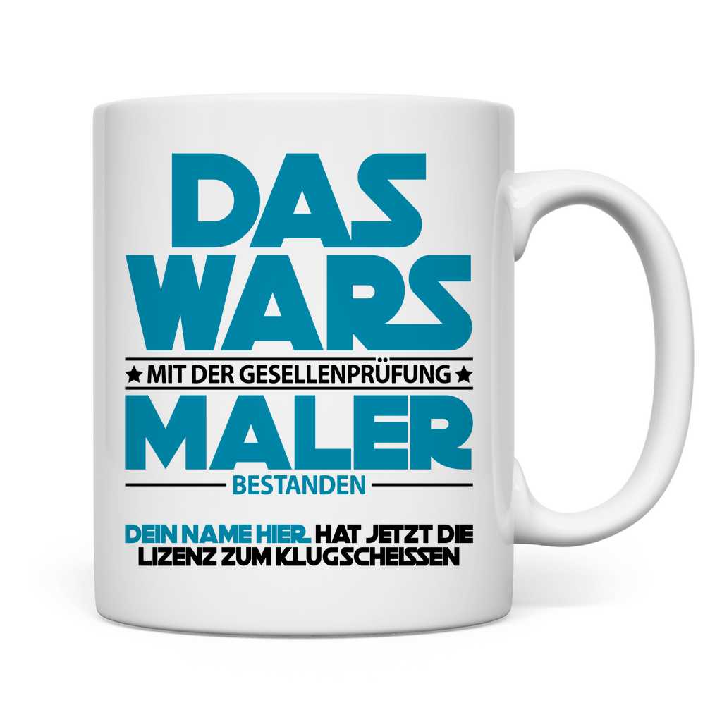 Maler Gesellenprüfung bestanden | Geschenk