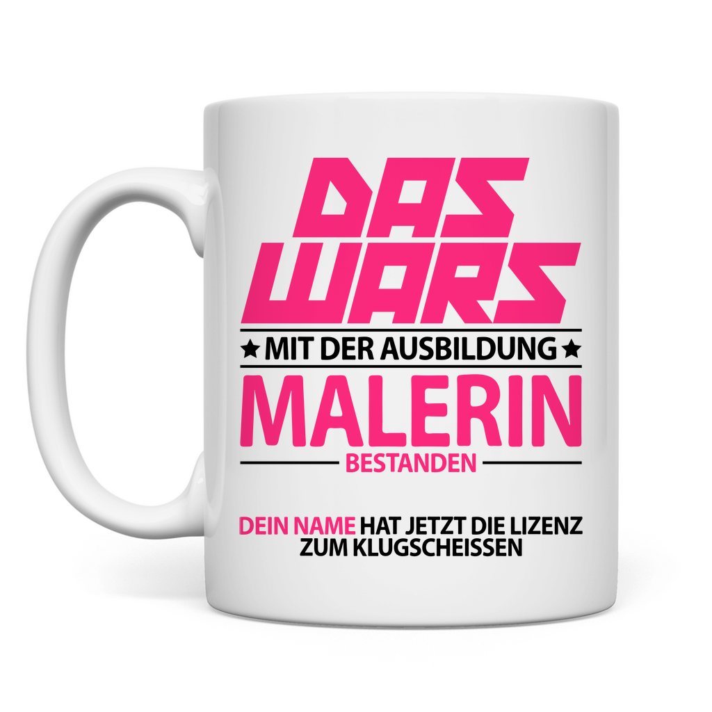 Malerin Ausbildung bestanden | Geschenk