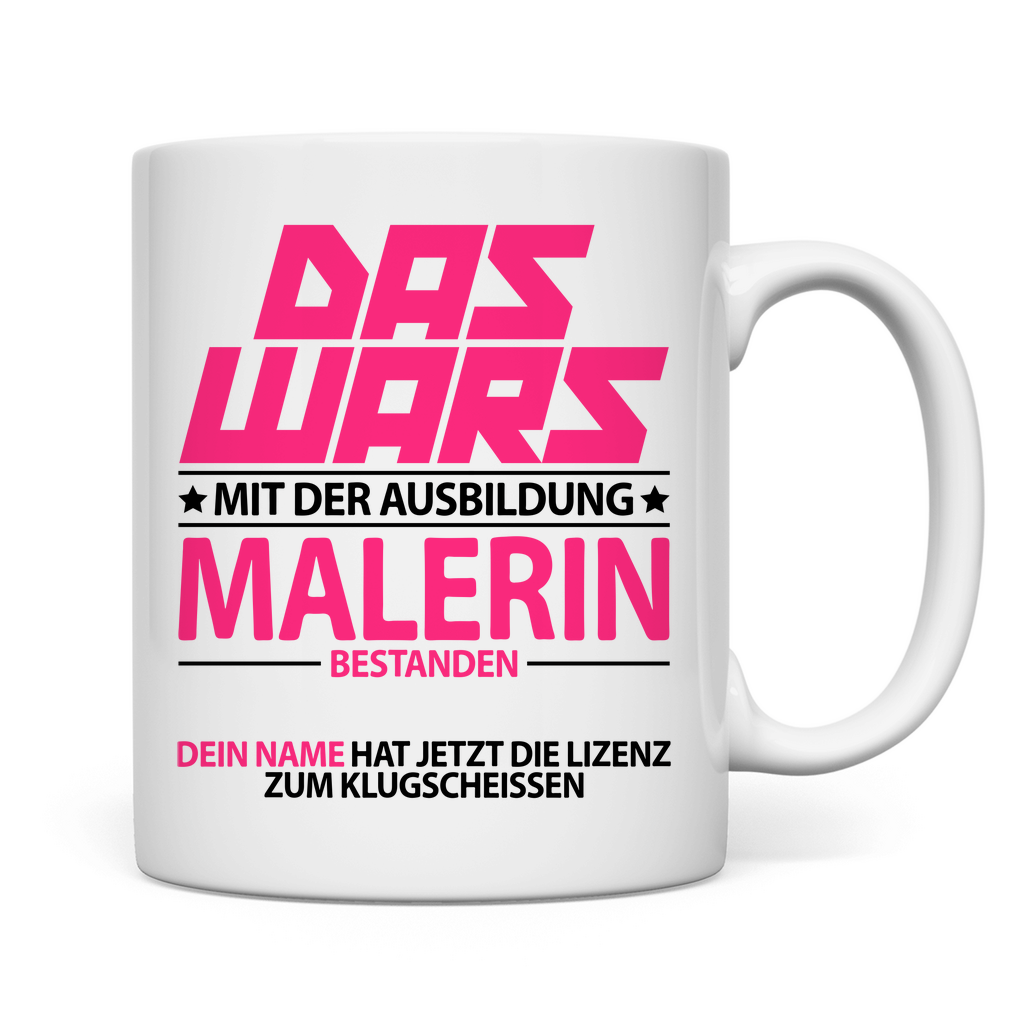 Malerin Ausbildung bestanden | Geschenk