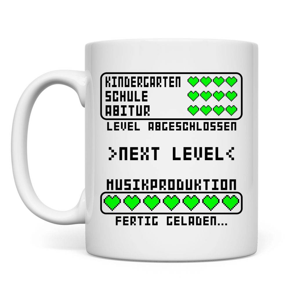 Musikproduktion Studium bestanden oder Beginn - Tasse - Producer Geschenk