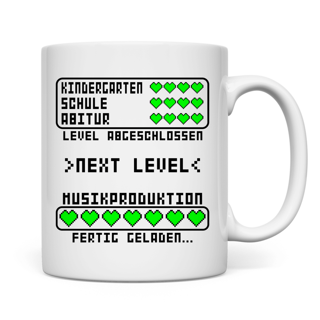 Musikproduktion Studium bestanden oder Beginn - Tasse - Producer Geschenk