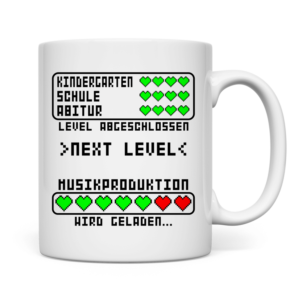 Musikproduktion Studium bestanden oder Beginn - Tasse - Producer Geschenk