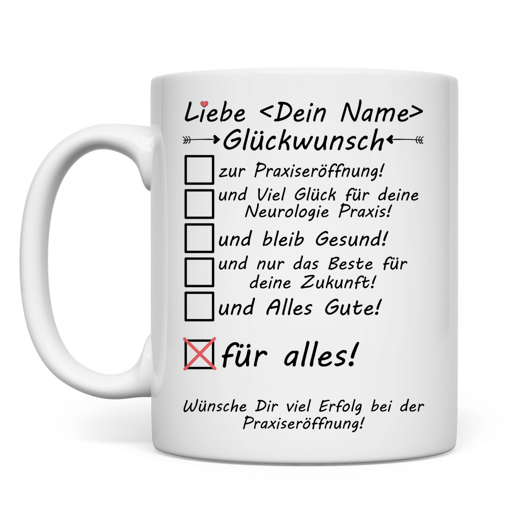 Neurologie Praxiseröffnung | Geschenk | Tasse