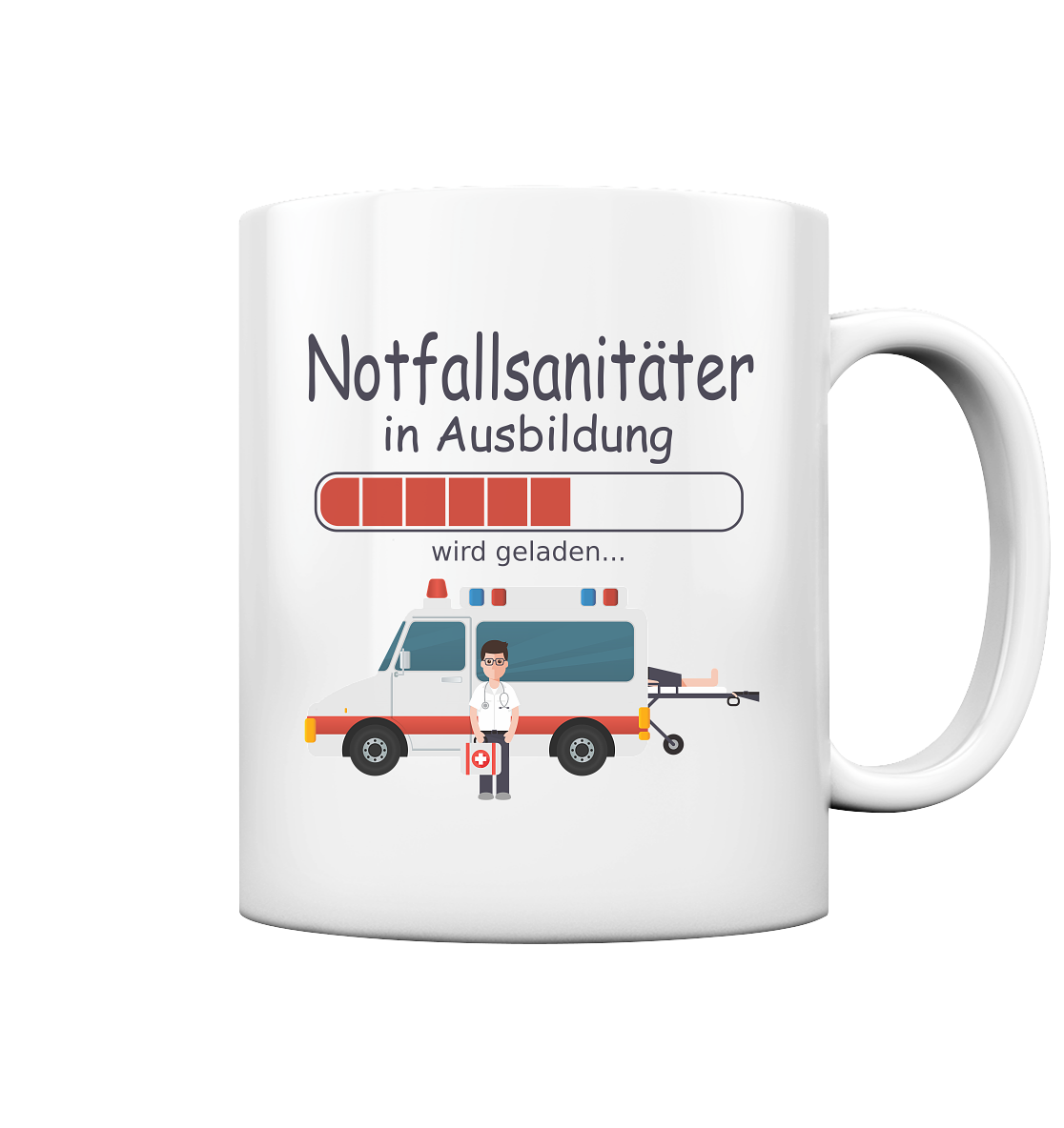 Notfallsanitäter Tasse Geschenk vor der Ausbildung zum Ausbildungsstart