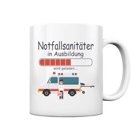 Notfallsanitäter Tasse Geschenk vor der Ausbildung zum Ausbildungsstart