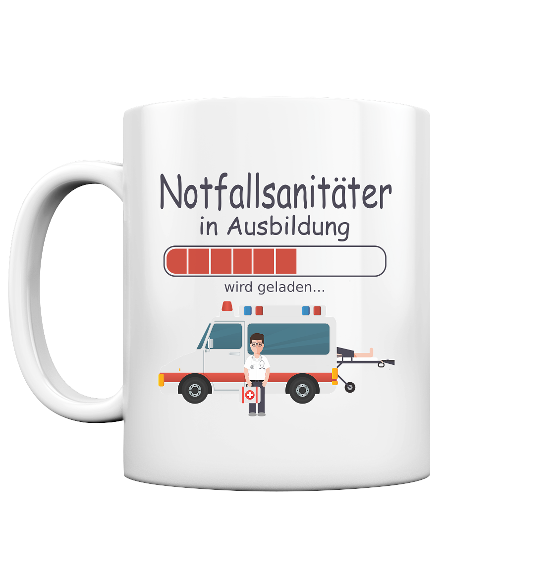 Notfallsanitäter Tasse in Ausbildung Geschenk zum Ausbildungsbeginn für Azubis
