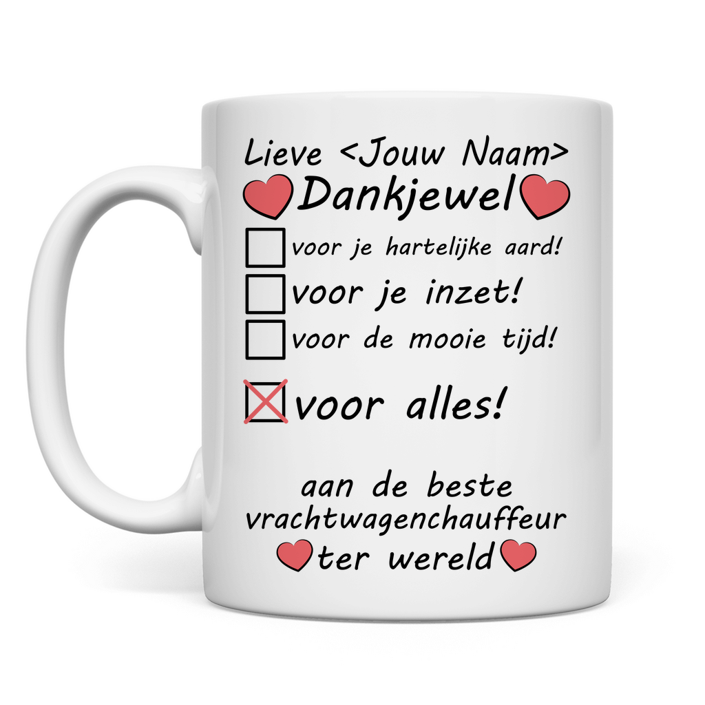 Pensioen Vrachtwagenchauffeur Mog - Vaderdag Cadeau - Origineel