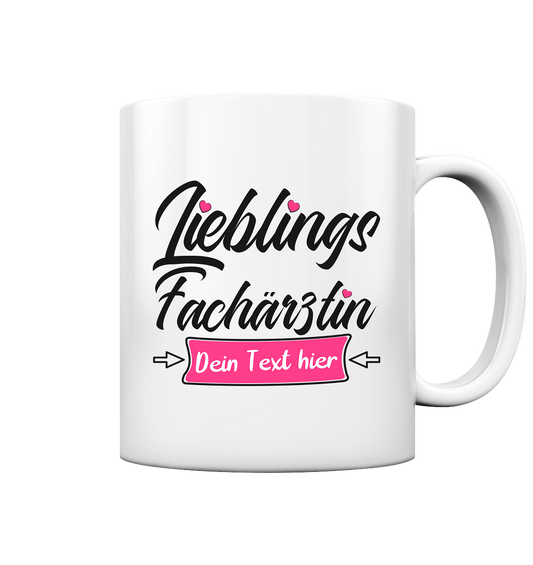 Personalisiert Tasse Fachärztin Lieblings Geschenk