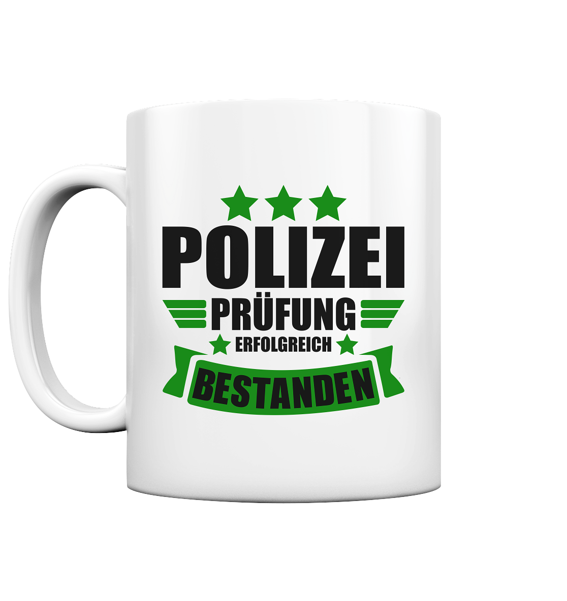 Polizei Ausbildung Abschluss Bestanden Tasse