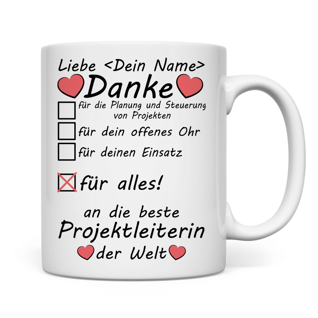 Projektleiter | Danke an | Abschied Geschenk