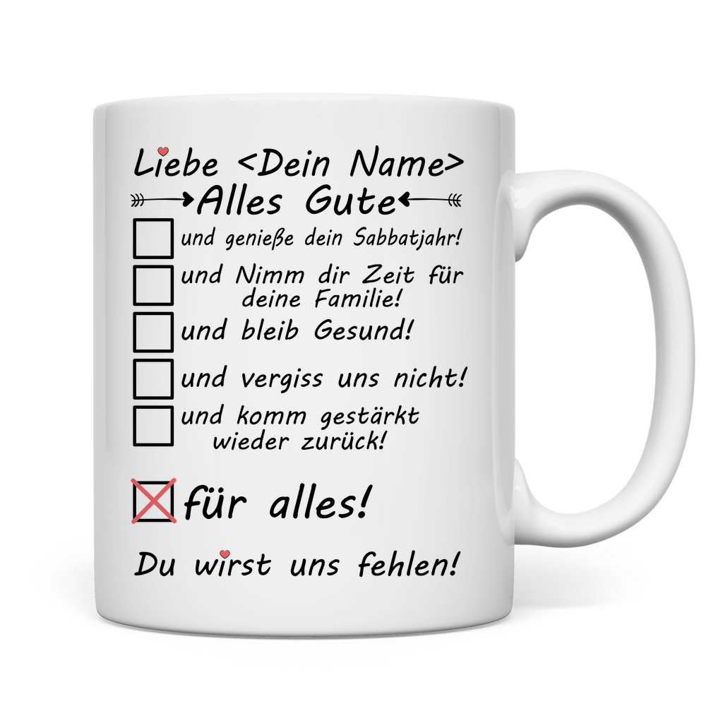 Sabbatjahr Abschiedsgeschenk | Kollege