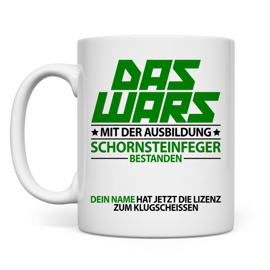 Schornsteinfeger Ausbildung Bestanden | Geschenk