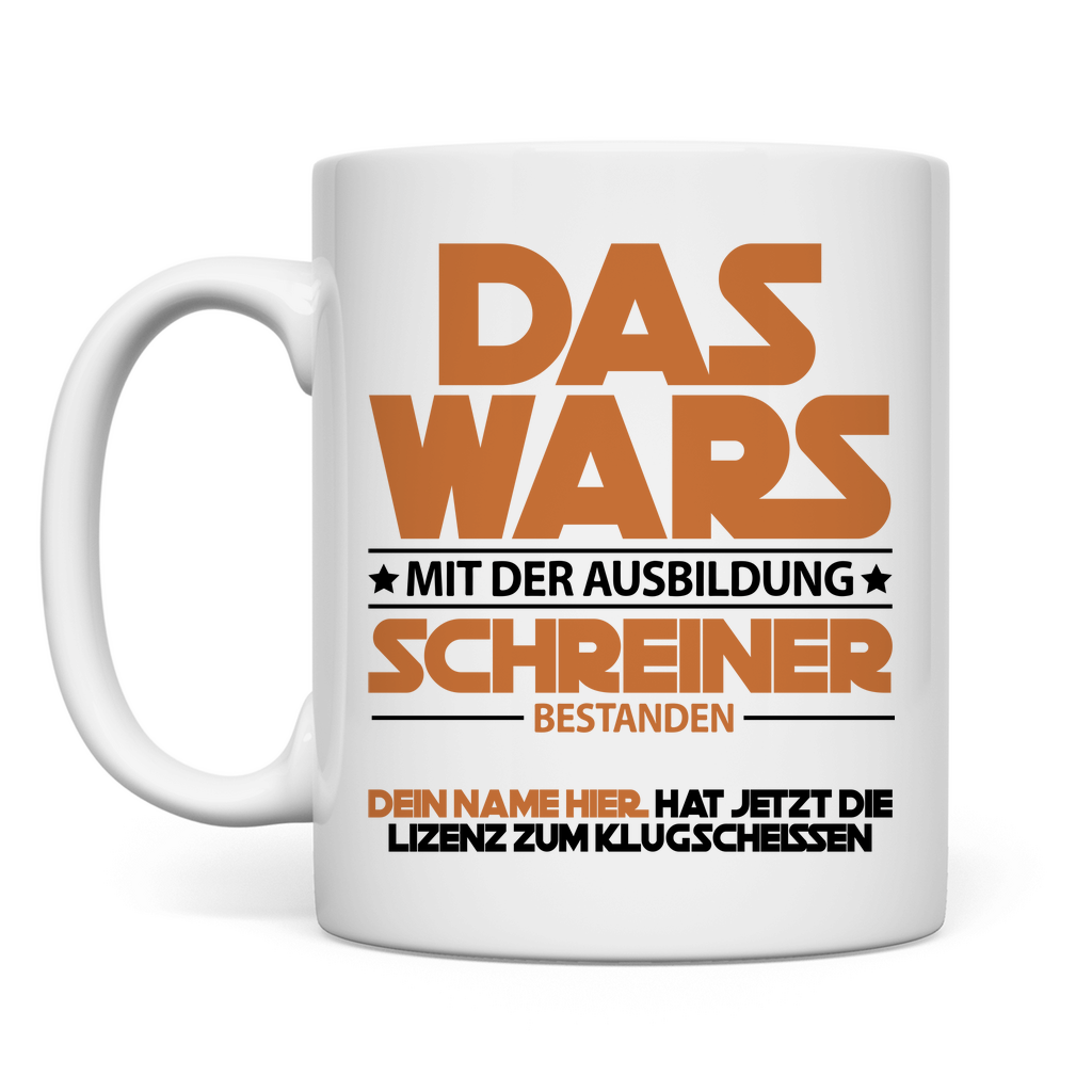 Schreiner Ausbildung bestanden | Geschenk