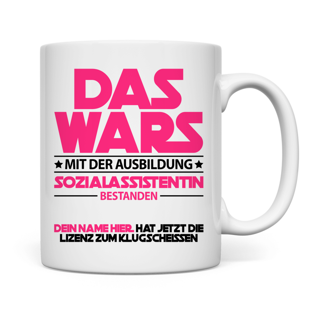 Sozialassistent bestandene Ausbildung | Geschenk