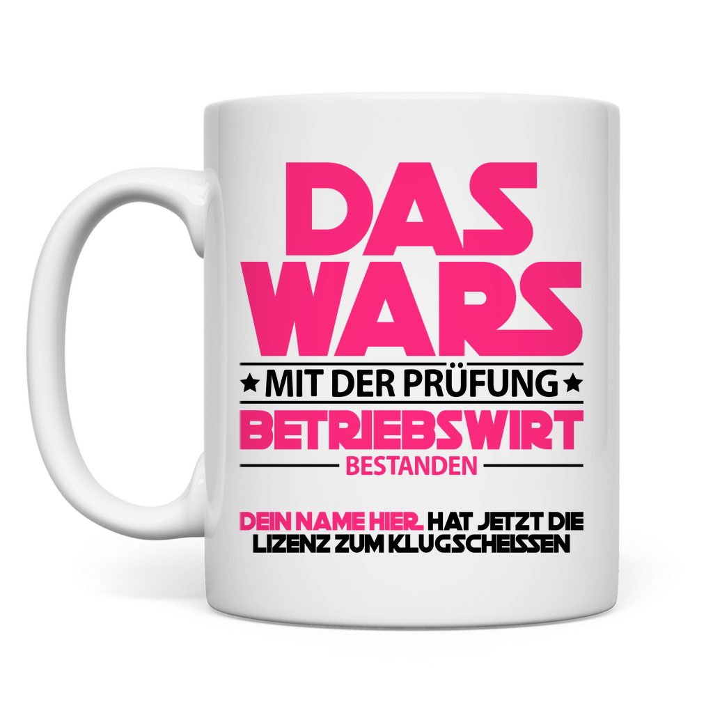 Staatlich Geprüfter Betriebswirt bestanden | Tasse