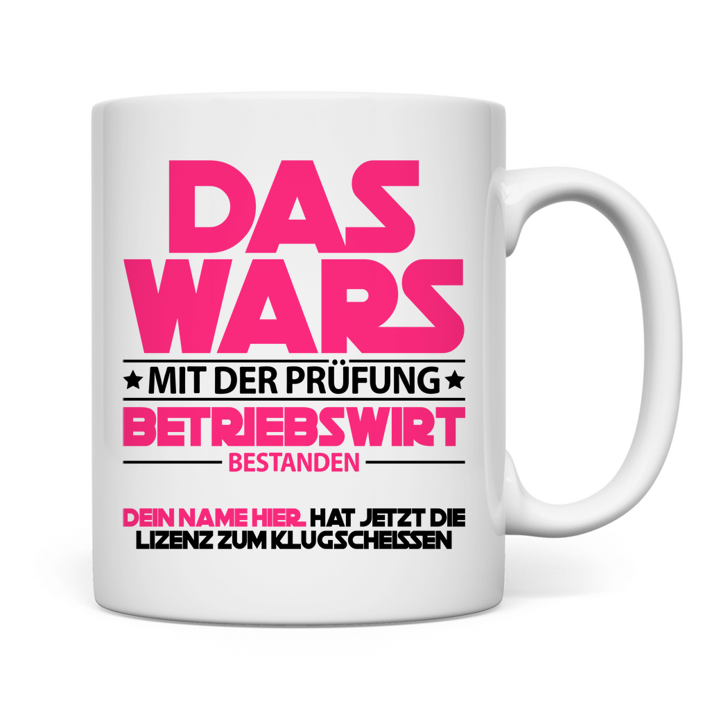 Staatlich Geprüfter Betriebswirt bestanden | Tasse
