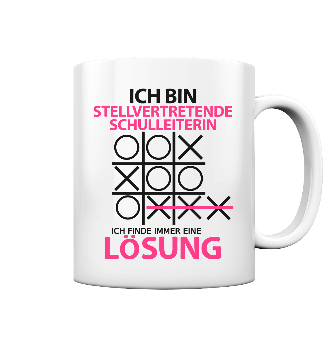 Stellvertretende Schulleiterin Lustige Tasse immer eine Lösung