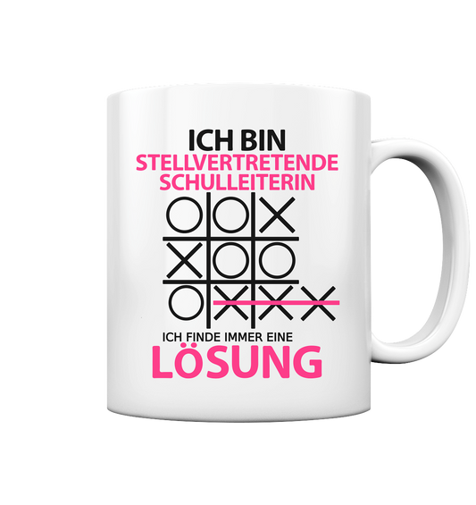 Stellvertretende Schulleiterin Lustige Tasse immer eine Lösung